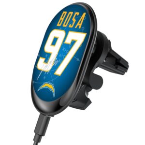 Keyscaper Joey Bosa Los Angeles Chargers Wireless Magnetic Car Charger