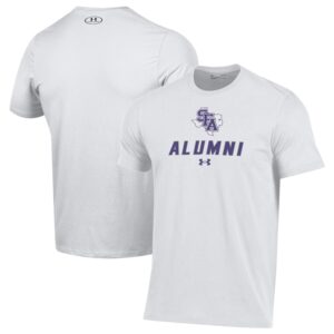 Men's Under Armour  White Stephen F Austin Lumberjacks Alumni Performance T-Shirt