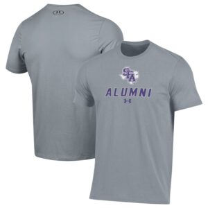 Men's Under Armour  Gray Stephen F Austin Lumberjacks Alumni Performance T-Shirt