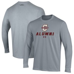 Men's Under Armour  Gray Charleston Cougars Alumni Performance Long Sleeve T-Shirt