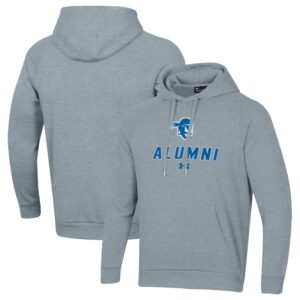 Men's Under Armour Gray Seton Hall Pirates Alumni Rival Fleece Pullover Hoodie