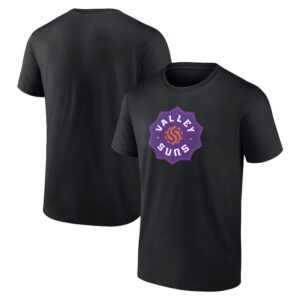 Men's Black Valley Suns Primary Logo T-Shirt
