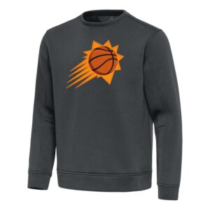 Men's Antigua  Pewter Phoenix Suns Relevant Pullover Sweatshirt