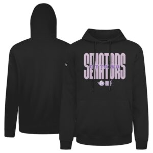 Men's Levelwear Black Ottawa Senators Podium Persevere Pullover Hoodie