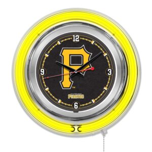 Pittsburgh Pirates Double-Walled Neon Clock
