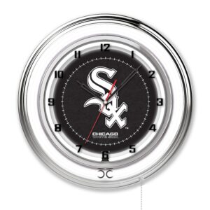 Chicago White Sox 19" Double Neon Wall Clock