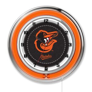Baltimore Orioles 19" Double Neon Wall Clock