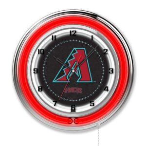 Arizona Diamondbacks 19" Double Neon Wall Clock