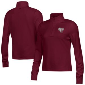 Women's Under Armour  Maroon Fordham Rams Motion Quarter-Zip Top