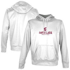 Youth ProSphere  White Santa Clara Broncos Track and Field Pullover Hoodie