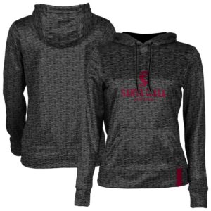 Women's ProSphere  Black Santa Clara Broncos 1.0 Pullover Basketball Hoodie