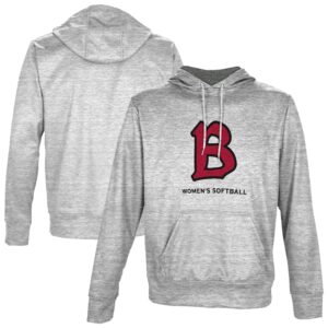 Men's ProSphere  Gray Benedictine Eagles Women's Softball Pullover Hoodie