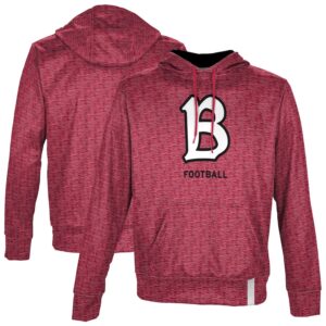 Men's ProSphere Red Benedictine Eagles Football 1.0 Pullover Hoodie