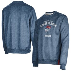 Men's ProSphere Navy Cumberlands Patriots History 1.0 Crew Neck Pullover Sweatshirt