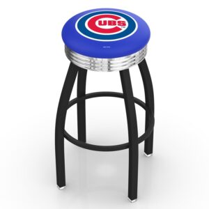Chicago Cubs 30" Swivel Counter Stool with Chrome Accent