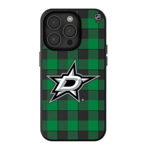 Keyscaper   Dallas Stars Plaid iPhone Magnetic Bump Case