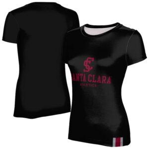 Women's ProSphere  Black Santa Clara Broncos Athletics 1.0 T-Shirt