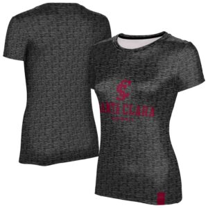Women's ProSphere  Charcoal Santa Clara Broncos Baseball 1.0 T-Shirt