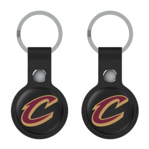 Keyscaper  Black Cleveland Cavaliers Two-Pack AirTag Holders