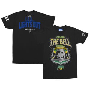 Men's HeadRush Black Power Slap The Bell T-Shirt