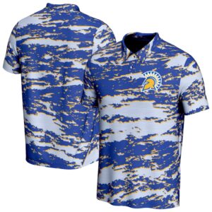 Men's ProSphere Royal San Jose State Spartans Fortitude 2.0 Polo Shirt