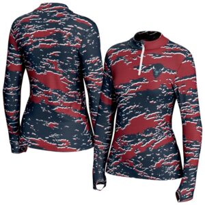 Women's ProSphere Navy Howard Bison Fortitude 2.0 Quarter-Zip Pullover