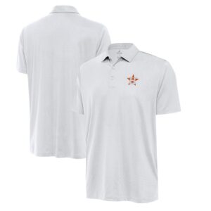 Men's Antigua  White Houston Astros Eclipse Polo