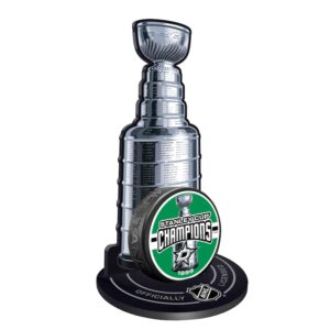 Dallas Stars Stanley Cup Trophy Stand with Championship Puck