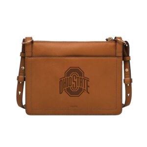 Fossil  Ohio State Buckeyes Taryn Leather Crossbody Bag