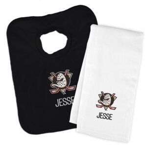 Chad & Jake  Anaheim Ducks Personalized Logo & Bib Set