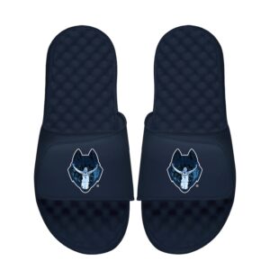 Youth ISlide Paige Bueckers Navy UConn Huskies NIL Clipping Mask Slide Sandals