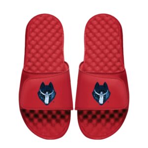 Unisex ISlide Paige Bueckers Red UConn Huskies NIL Clipping Mask Slide Sandals