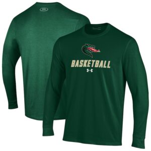 Men's Under Armour  Green UAB Blazers Basketball Performance Long Sleeve T-Shirt