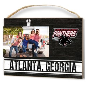 Clark Atlanta University Panthers Clip It Wooden Photo Frame
