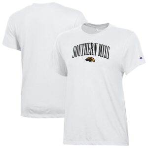 Women's Champion  White Southern Miss Golden Eagles Core T-Shirt