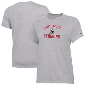 Women's Champion  Gray Youngstown State Penguins Core T-Shirt