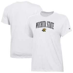 Women's Champion  White Wichita State Shockers Core T-Shirt