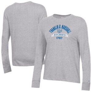 Women's Champion  Gray Franklin & Marshall Diplomats Core Long Sleeve T-Shirt