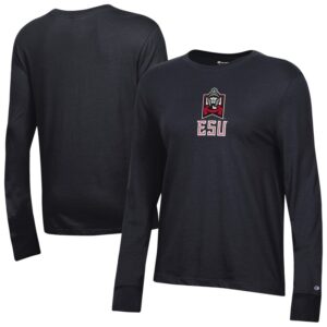 Women's Champion  Black East Stroudsburg Warriors Core Long Sleeve T-Shirt