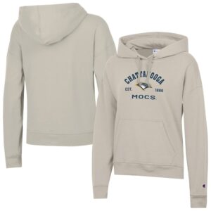 Women's Champion  Oatmeal Tennessee Chattanooga Mocs Powerblend Fleece Pullover Hoodie