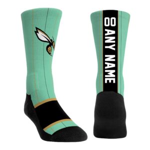Unisex Rock Em Socks Charlotte Hornets 2024/25 City Edition Custom Jersey Crew Socks
