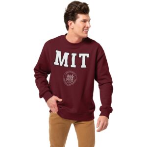 Men's League Collegiate Wear  Maroon MIT Engineers Essentials 2.0 Pullover Sweatshirt