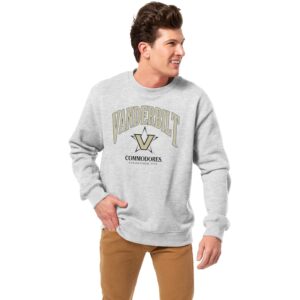 Men's League Collegiate Wear  Heather Gray Vanderbilt Commodores Essentials 2.0 Pullover Sweatshirt