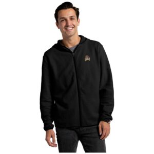 Men's League Collegiate Wear Black ECU Pirates Summit Full-Zip Hoodie