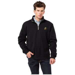 Men's League Collegiate Wear  Black Oregon Ducks Essentials Fleece 2.0 Quarter-Zip Jacket