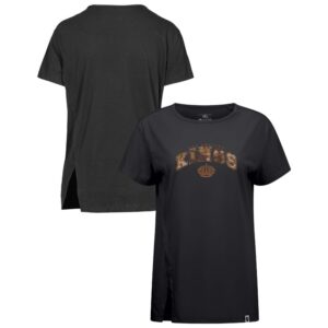 Women's Levelwear Black Los Angeles Kings Desert Camo Influx Decoy T-Shirt