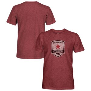 Men's 1863FC  Burgundy Sacramento Republic FC Vintage Tri-Blend T-Shirt