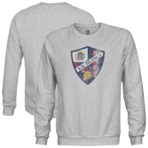 Men's 1863FC  Heather Gray SD Huesca Color Badge Pullover Sweatshirt