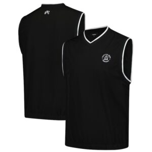 Men's 2025 U.S. Open Malbon Golf Black Pullover Vest