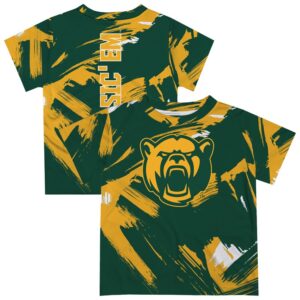 Newborn & Infant Vive La Fete  Green Baylor Bears Paint Brush T-Shirt